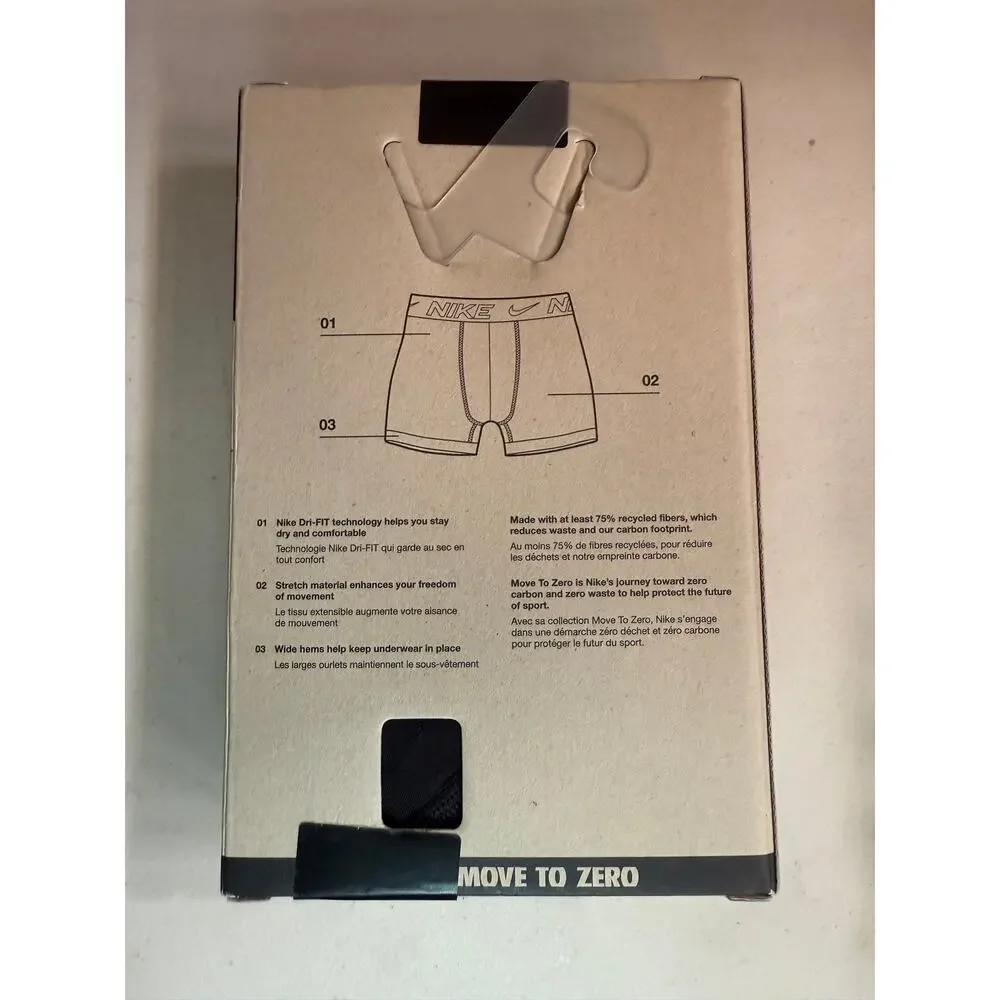Nike Dri-fit Essential Micro boys boxer briefs Size Youth XS 3 pack